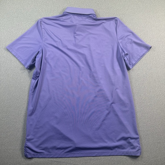 Greyson Polo Shirt Mens Large Purple Golf Lightweight Stretch TPG San Antonio - Picture 8 of 9